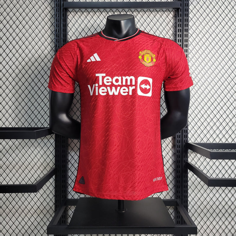 CAMISA VERSÃO PLAYER DO MANCHESTER UNITED 23/24 - VERMELHA