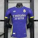 CAMISA VERSÃO PLAYER DO REAL MADRID 24/25 - AZUL