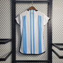 CAMISA FEMININA DA ARGENTINA 23/24 AZUL E BRANCO