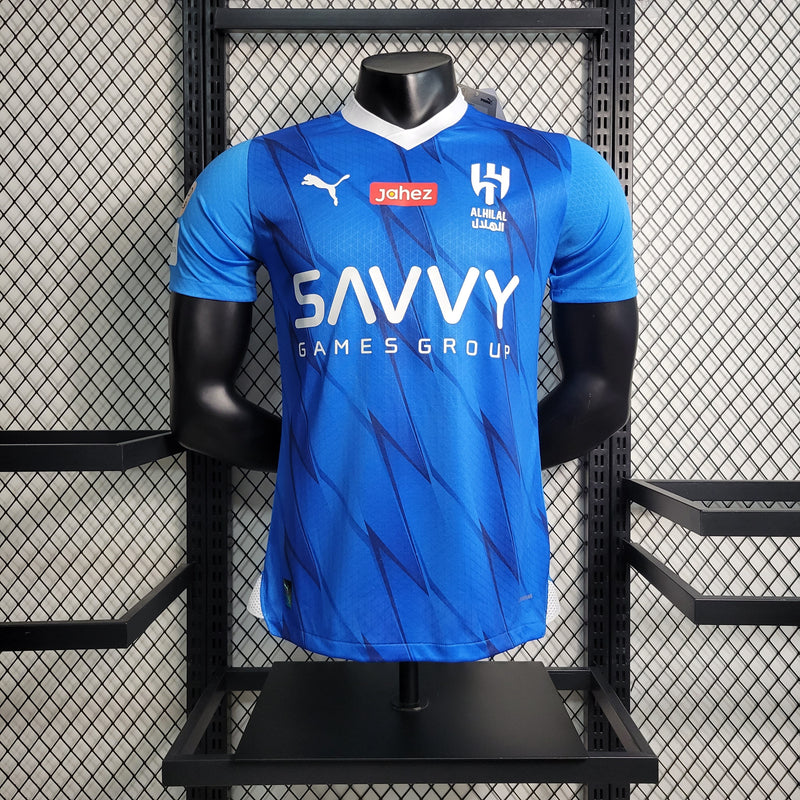 CAMISA VERSÃO PLAYER DO AL HILAL 23/24 - AZUL