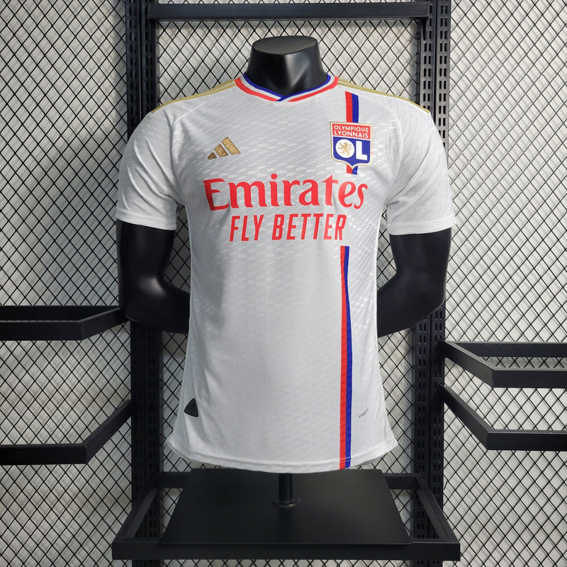 CAMISA VERSÃO PLAYER DO LYON 23/24 - BRANCA
