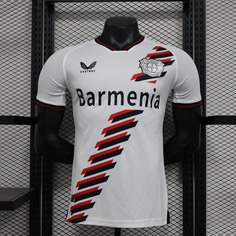 CAMISA VERSÃO PLAYER DO BAYERN LEVERKUSEN 24/25 - BRANCA