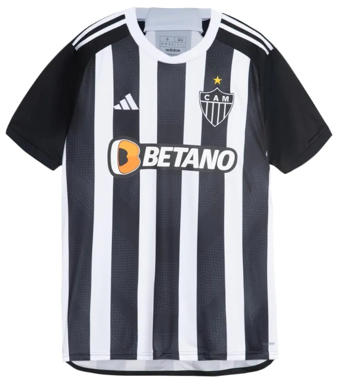 CAMISA VERSÃO PLAYER ATLÉTICO MINEIRO 24/25 - PRETA E BRANCA