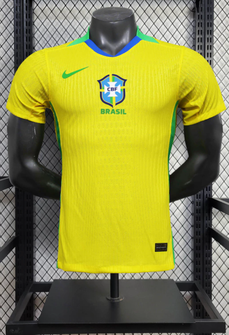 CAMISA VERSÃO PLAYER DA SELEÇÃO DO BRASIL 24/25 - AMARELA