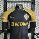 CAMISA VERSÃO PLAYER DO SPORTING LISBOA 23/24 - PRETA E BEGE
