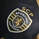 CAMISA VERSÃO PLAYER DO SPORTING LISBOA 23/24 - PRETA E BEGE