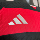 CAMISA VERSÃO PLAYER DO FLAMENGO 24/25 - VERMELHA E PRETA