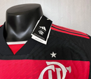 CAMISA VERSÃO PLAYER DO FLAMENGO 24/25 - VERMELHA E PRETA