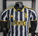 CAMISA VERSÃO PLAYER DA JUVENTUS 23/24 - BRANCA PRETA E AMARELA