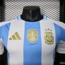 CAMISA VERSÃO PLAYER DA SELEÇÃO DA ARGENTINA 24/25 - AZUL E BRANCA