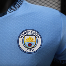 CAMISA VERSÃO PLAYER DO MANCHESTER CITY 24/25 - AZUL