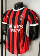 CAMISA VERSÃO PLAYER DO MILAN 24/25 - VERMELHA E PRETA