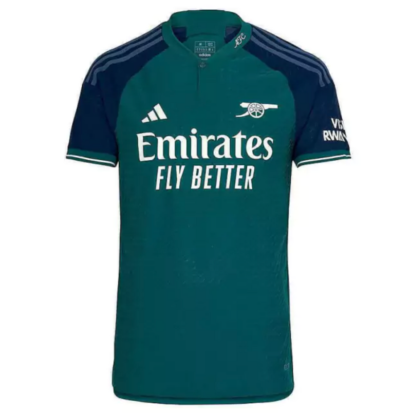 Camisa Arsenal III Azul 23/24 - Versão Retrô
