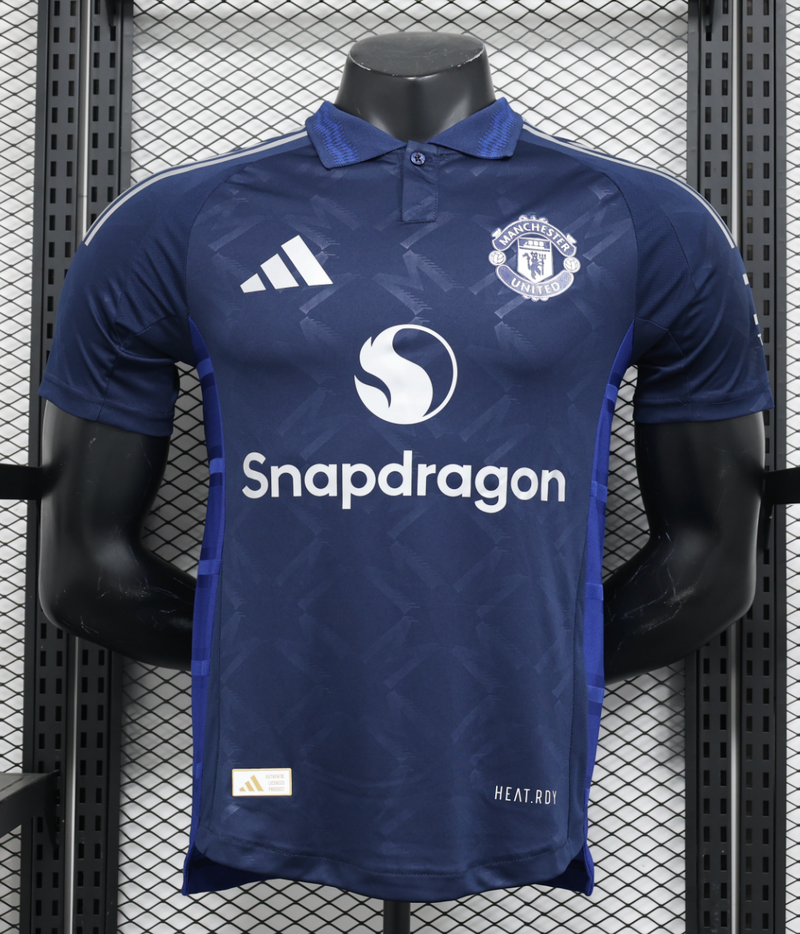 CAMISA VERSÃO PLAYER DO MANCHESTER UNITED 24/25 - AZUL