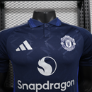 CAMISA VERSÃO PLAYER DO MANCHESTER UNITED 24/25 - AZUL