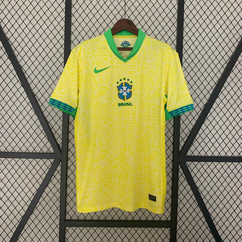 CAMISA DA SELEÇÃO DO BRASIL 24/25 - AMARELA