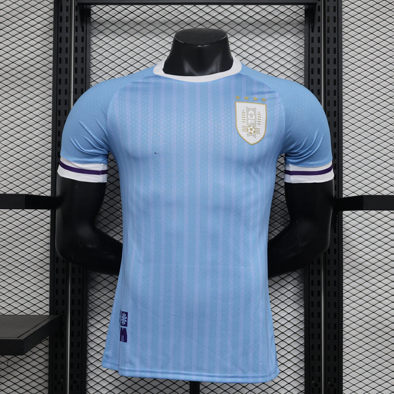 CAMISA VERSÃO PLAYER DASELEÇÃO DO URUGUAY 24/25 - AZUL