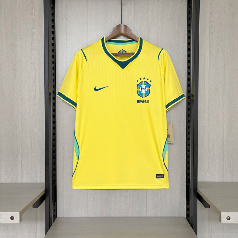 CAMISA DA SELEÇÃO DO BRASIL 25/26 - AMARELA