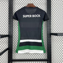 CAMISA FEMININA DO SPORTING 25/26 VERDE E PRETO